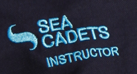 Picture of Instructors Polo Shirt (deep navy) with SC and Instructor Logo and Crest