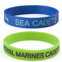 Picture of Wrist Band (with Sea Cadets or Royal Marines Cadets logo)