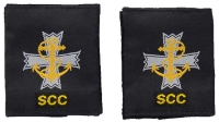 Picture of (Serial 316) Chaplain (SCC) Shoulder Epaulettes - Stitched Cross