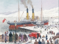 Picture of (Christmas Cards x 5) Cadets Around the Christmas Tree 