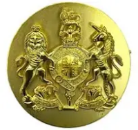 Picture of WRIST BADGE WO1 ROYAL ARMS GILT